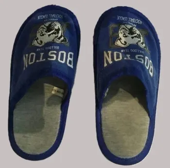 🐶 Chaussons Garçon Taille 33 Boston Bleu – Confort & Style