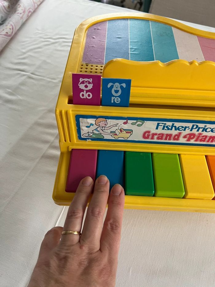 Grand piano vintage Fisher Price - photo numéro 5
