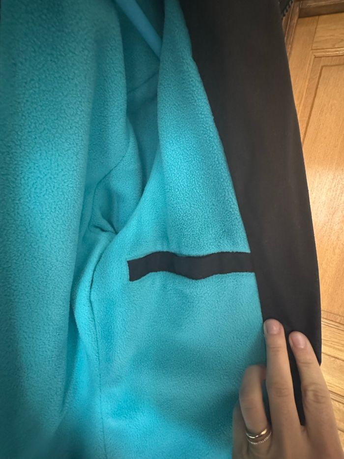 Veste Superdry Windcheater noire et turquoise - photo numéro 4