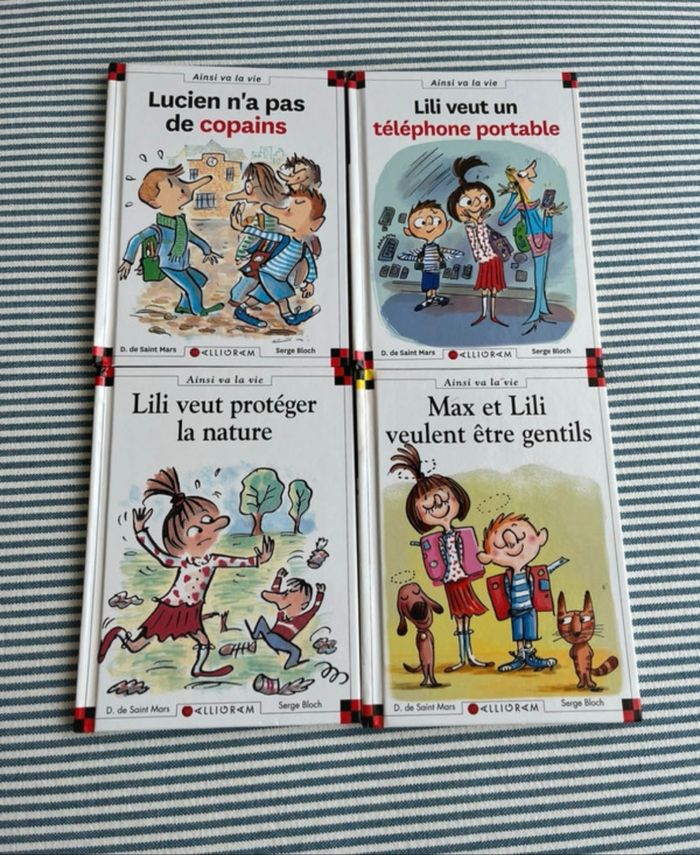 Lot de livres Max et Lili