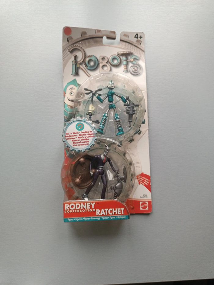 Figurines Robots Rodney et Ratchet de Mattel