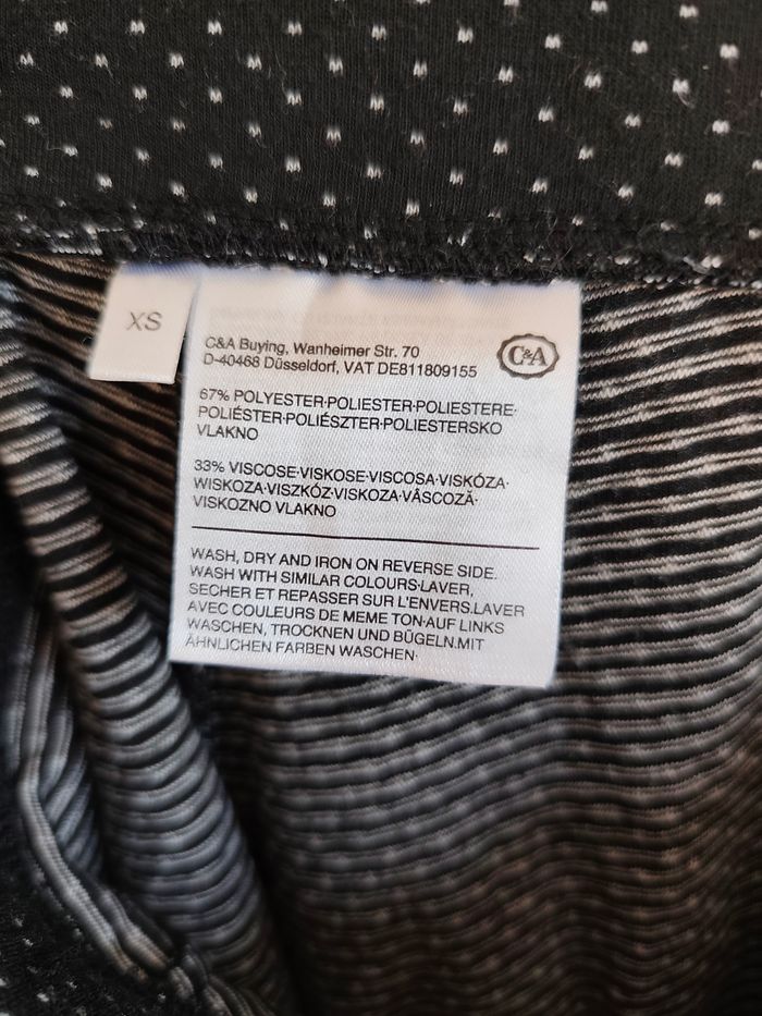 Yessica – Jupe noire à pois XS avec ceinture nouée - photo numéro 4