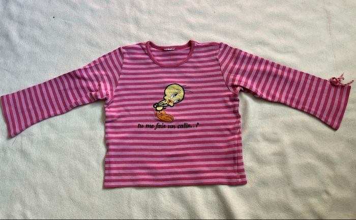 Haut de pyjama titi 6 ans