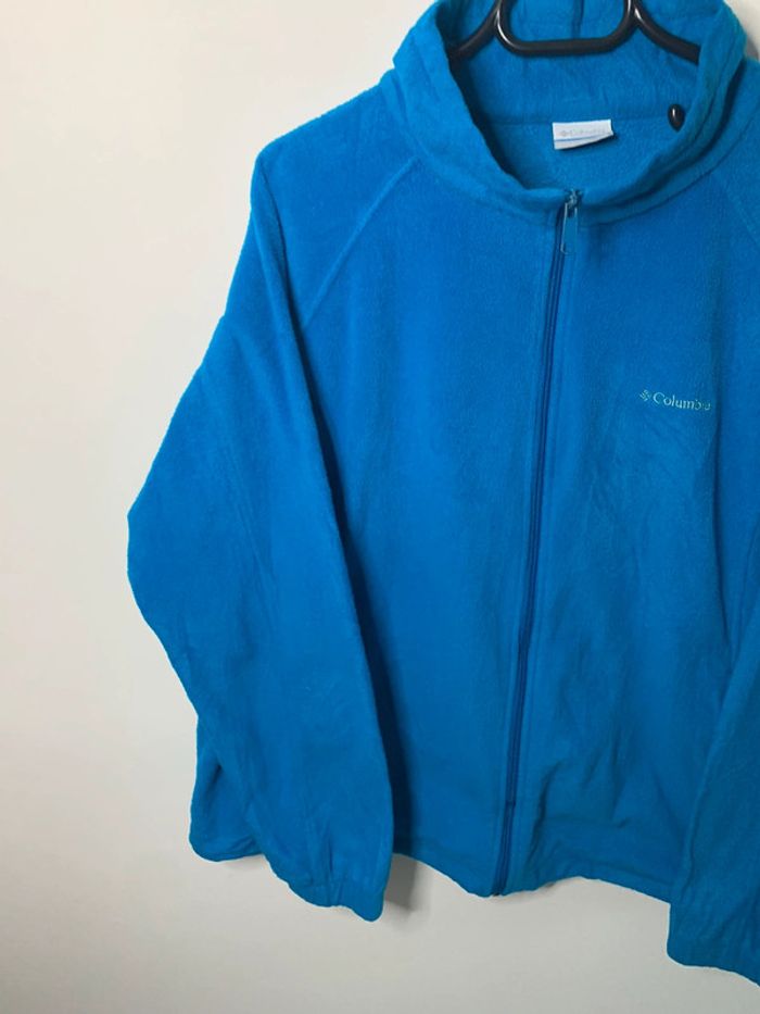 Veste polaire / Fleece jacket Columbia bleu - photo numéro 3
