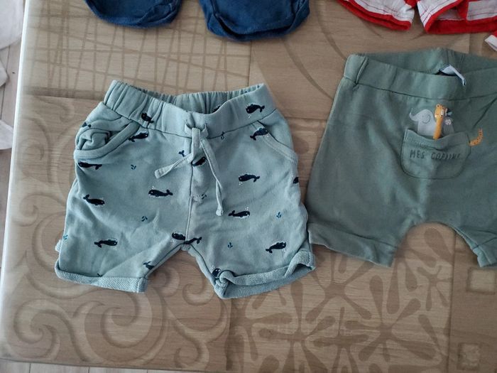 Lot 5 shorts 9 mois 74 cm - photo numéro 3
