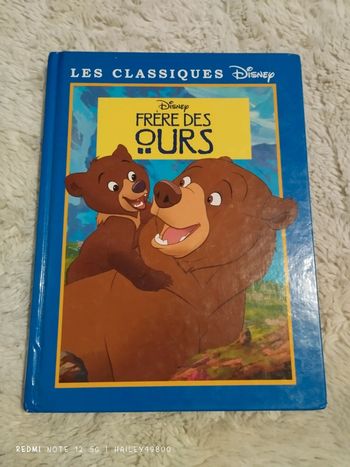 Livre Disney Frère des ours de 2004