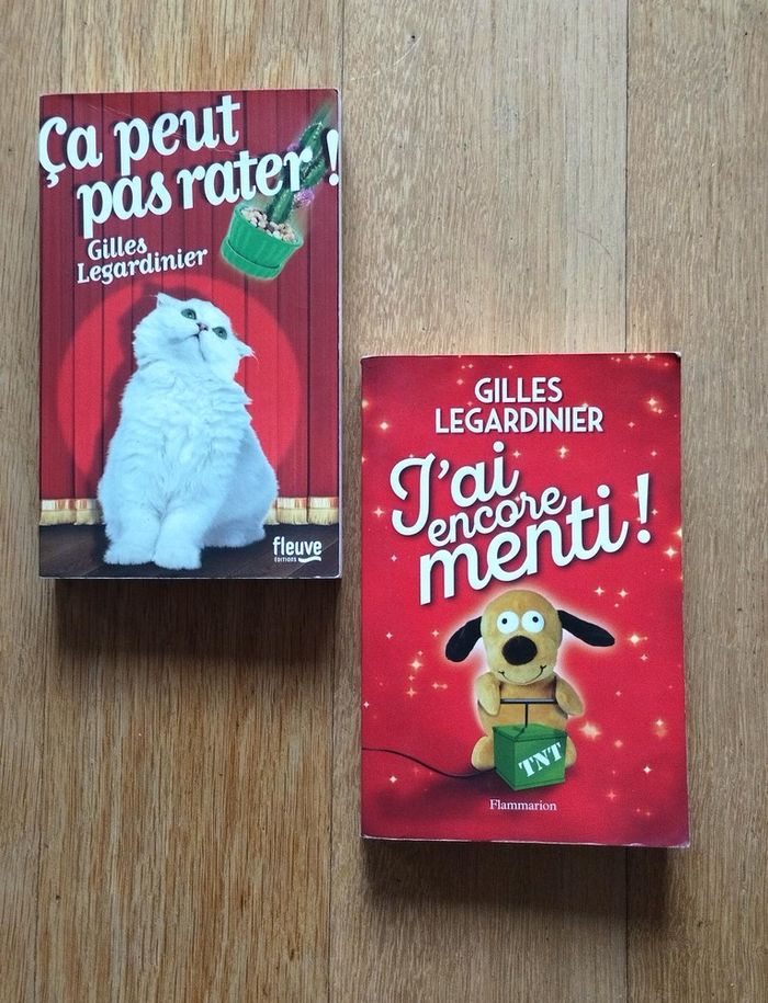 2 livres Ca peut pas rater - J'ai encore menti - Gilles Le Gardinier