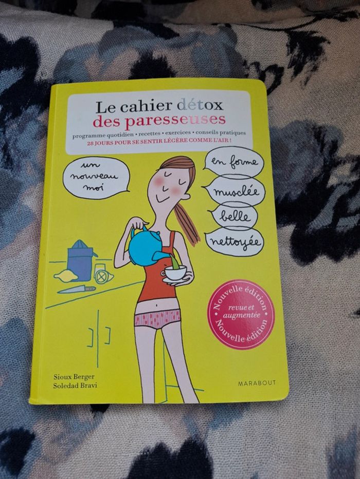 Livre Le cahier détox des paresseuses