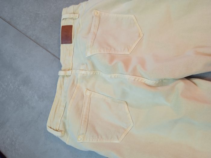 pantalon skinny neuf jaune pale vs miss - photo numéro 6