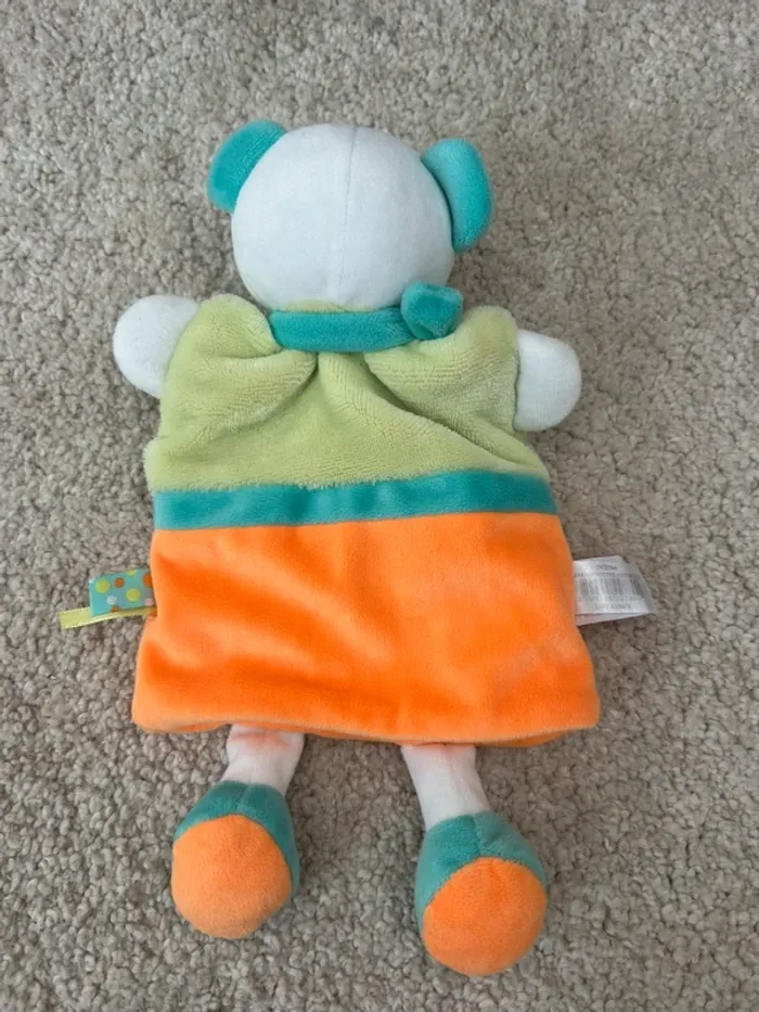 Peluche marionnette ourson mixte  - Doudou et compagnie - photo numéro 3
