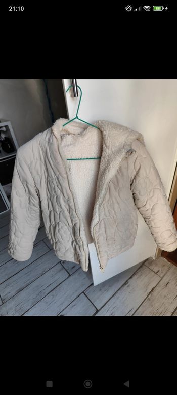 Manteau fille réversible 