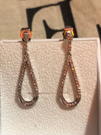 Boucles d’ oreilles argent massif 925