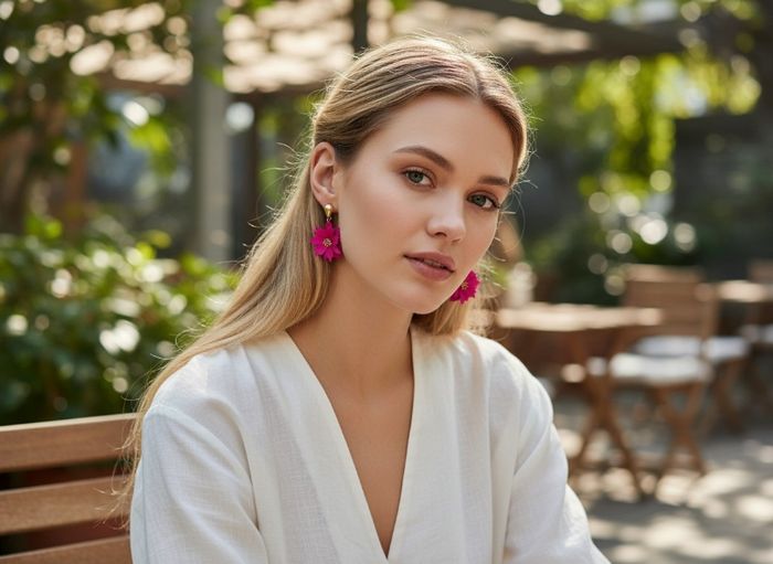 Boucles d'oreilles pendantes - photo numéro 2