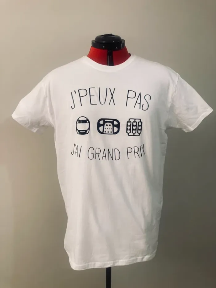 🏁 T-shirt "J'peux pas, j'ai Grand Prix" - Edition Fan F1 🏁