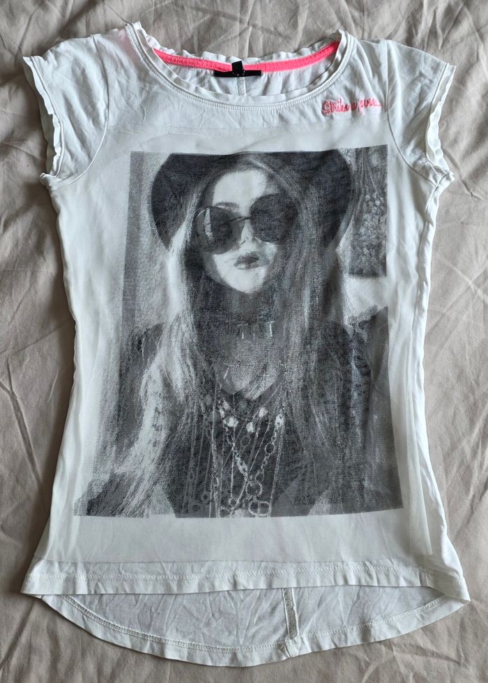 Groggy by JBC T-shirt Coton Blanc