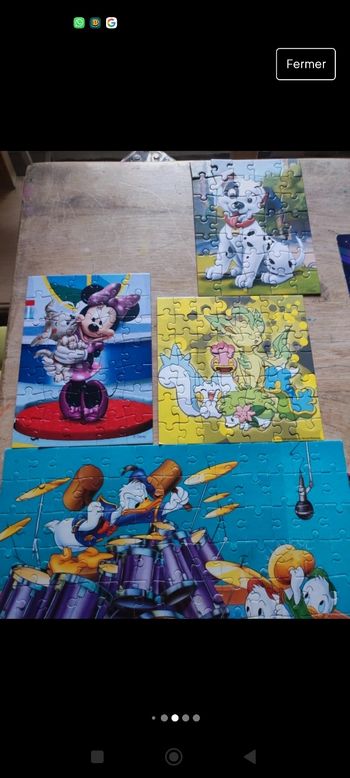 Lot de 9 puzzles