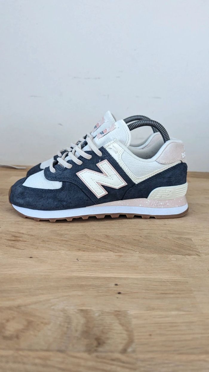New balance 574 bleu marine - photo numéro 3