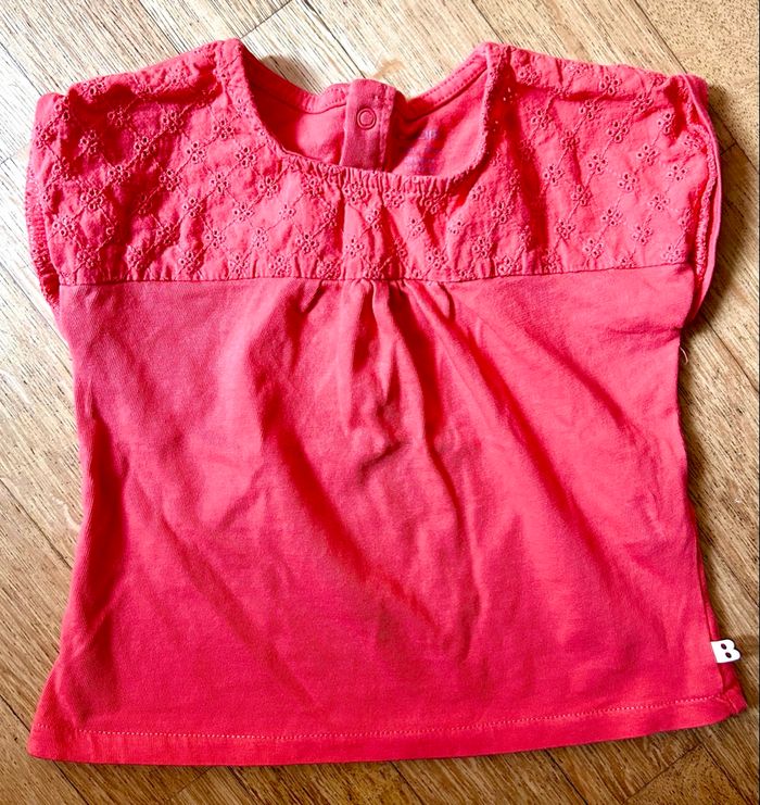 Lot de 4 t-shirts Obaïbi - Fille - 12 mois - TBE - photo numéro 6