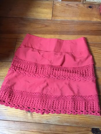 Jupe framboise miss captain trend en 36