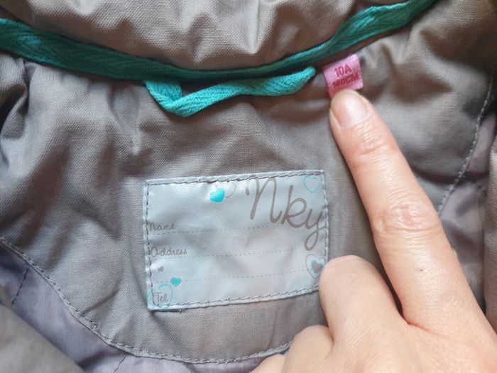 Trench déperlant gris fille 10 ans - photo numéro 3