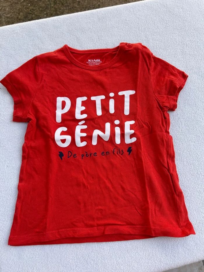 T-shirt rouge 24 mois kiabi