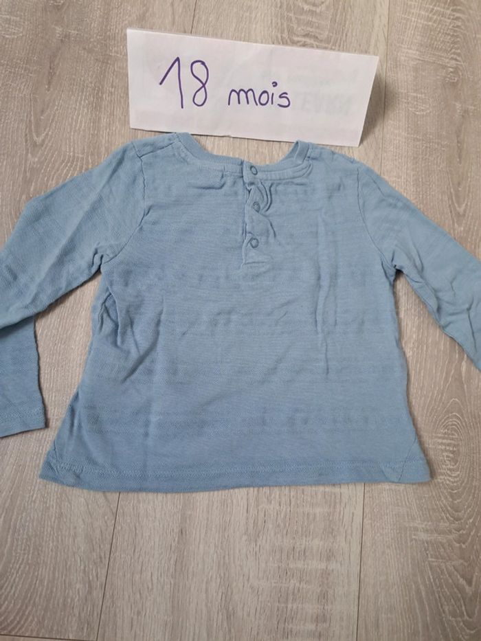 T-shirt manches longues 18 mois - photo numéro 2