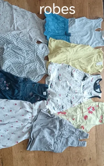 Lot vêtements fille été 12/18mois