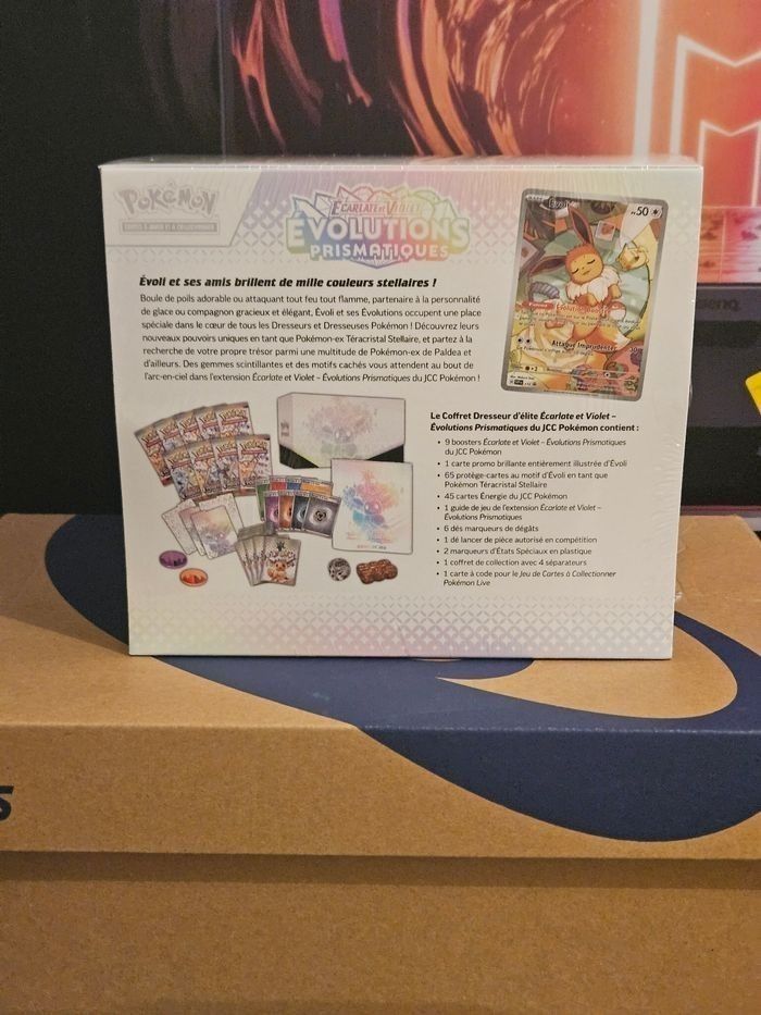 Pokemon ETB ÉVOLUTION PRISMATIQUE 8.5 - photo numéro 2