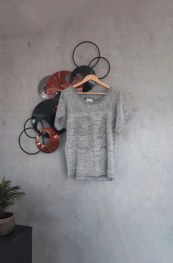 Pull gris chiné ample H&M