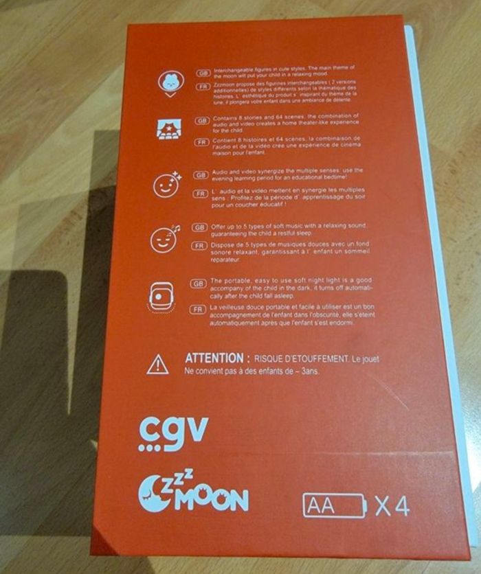 ZzzMoon projecteur d'histoires  comme neuf - photo numéro 2