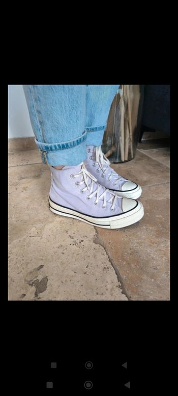 Converse violet pastel