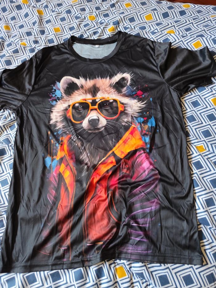 T-shirt Raton Laveur