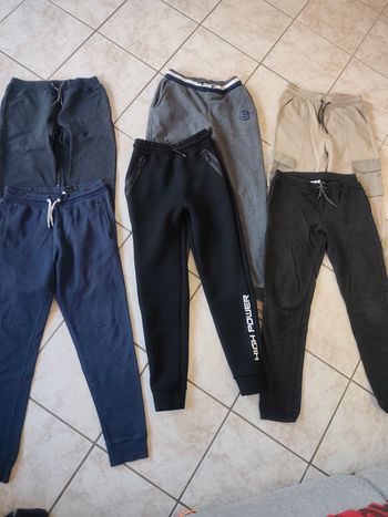 Lot de 6 jogging garçon 13-14 ans taille élastique
