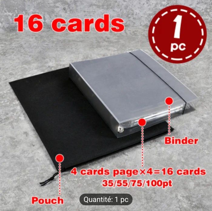 Classeur pour carte gradés