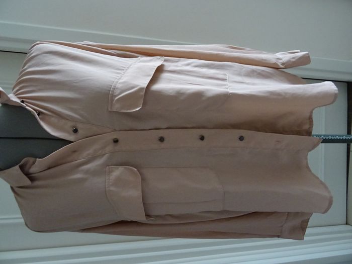 Chemise Mango rose poudré taille L