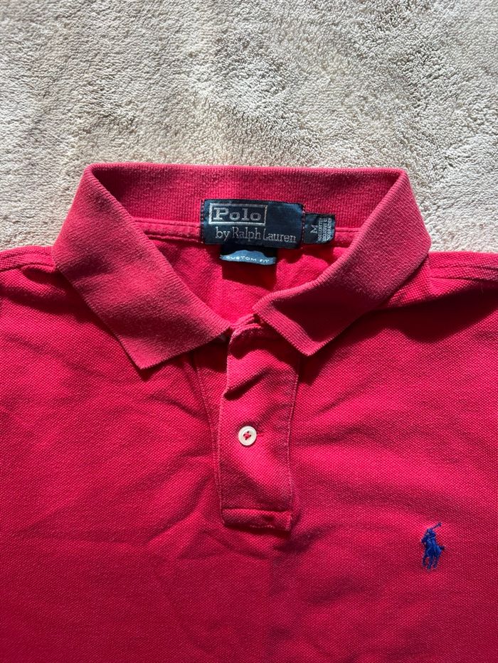 Polo Ralph Lauren - Custom Fit - Rouge - Taille M - photo numéro 7