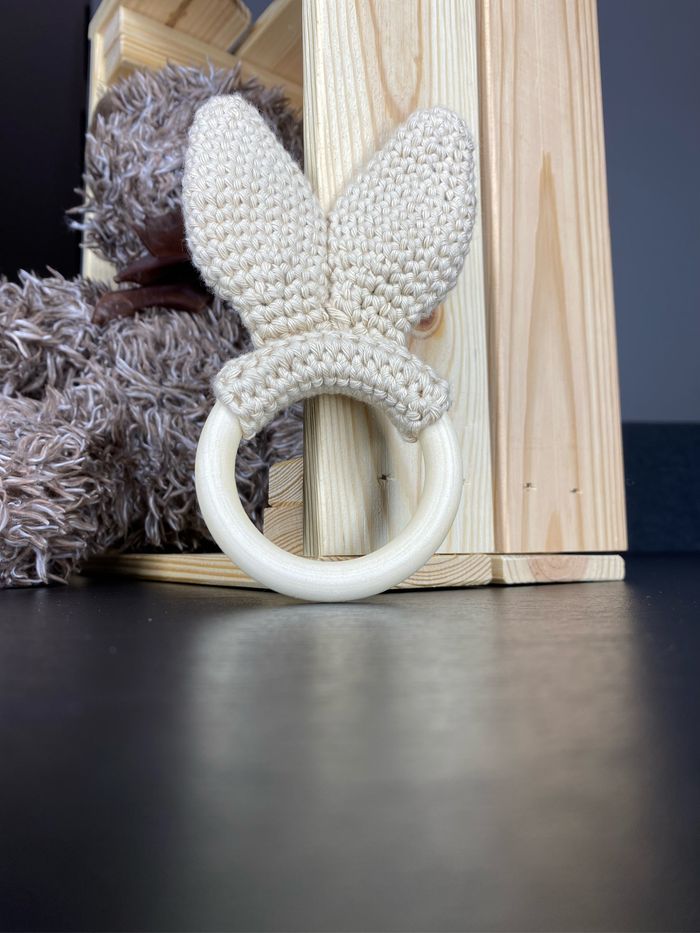 Hochet simple oreilles de lapin - photo numéro 4