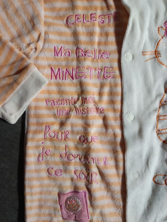 Pyjama chat Celeste 12 mois - photo numéro 2