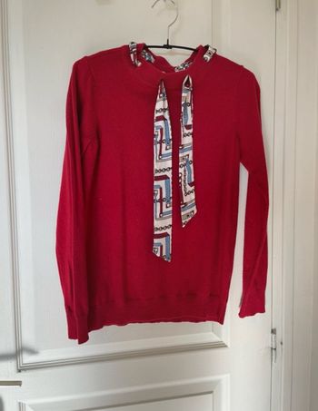 Pull rouge 