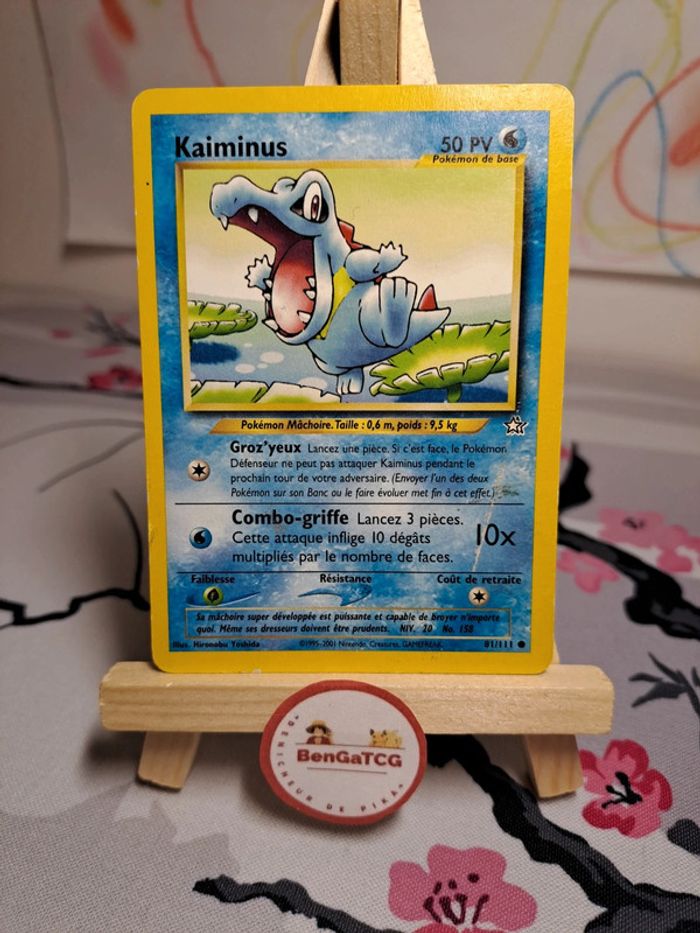 Carte Pokémon Kaiminus 81/111 Neo Genesis ed2 Wizards Fr