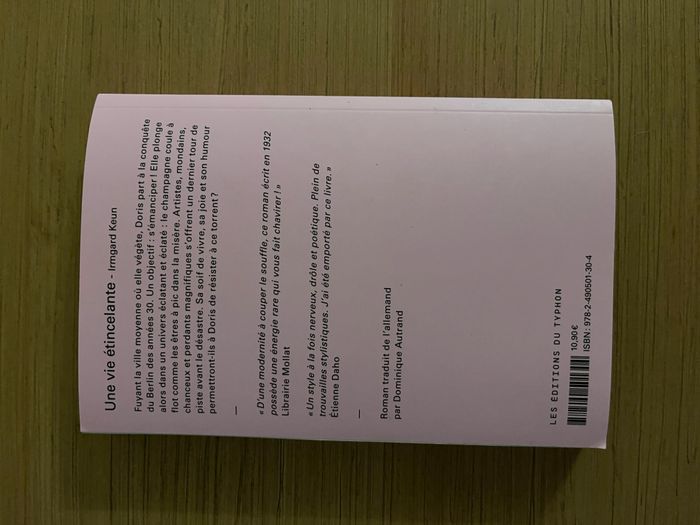 Une vie est étincelante - Irmgard Keun - photo numéro 2