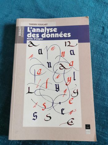 L'Analyse des données. Mode d'emploi, livre de Thierry Foucart