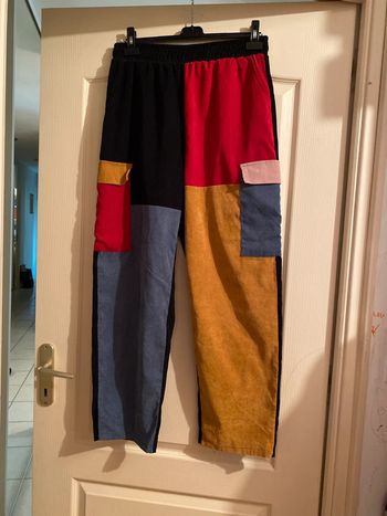 Pantalon blocs couleurs