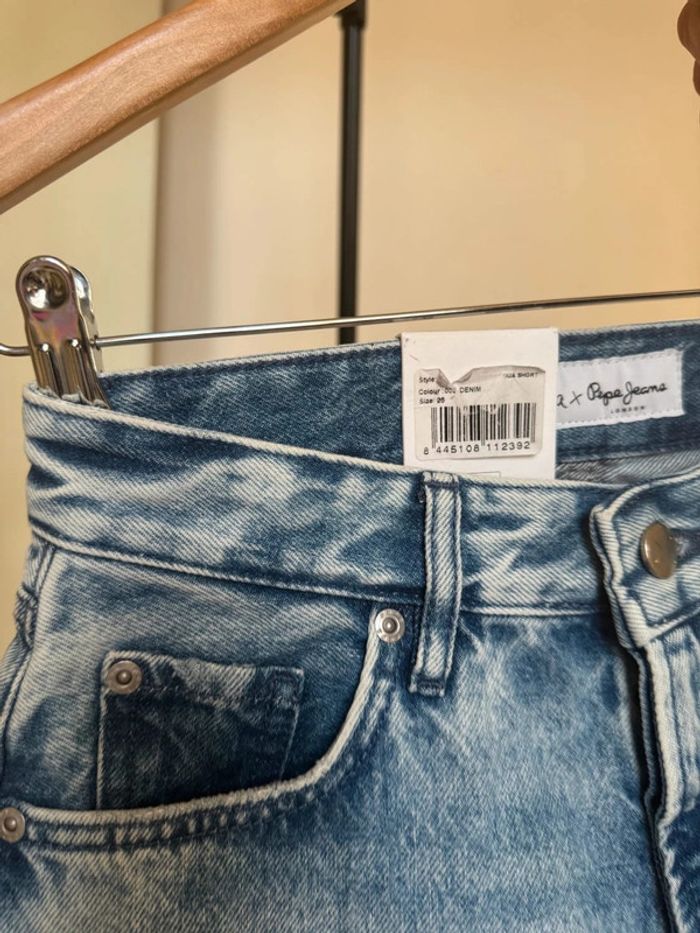 Short en jean taille haute W 25 Dua Lipa x Pepe jeans - photo numéro 6