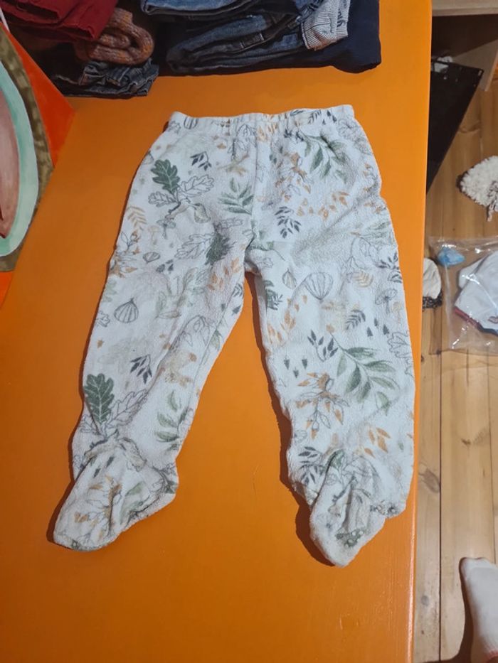 Pyjama velours avec pied - photo numéro 3