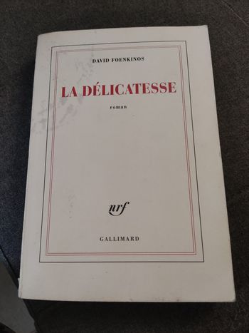 Livre  "La délicatesse"