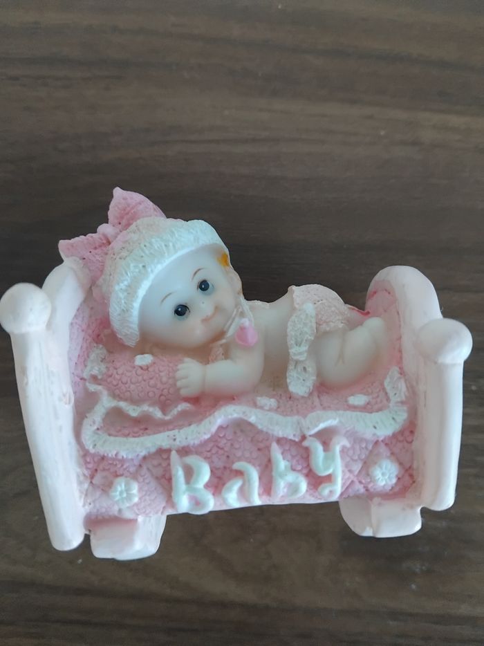 Sujet baptême ou bibelot petite fille - photo numéro 9