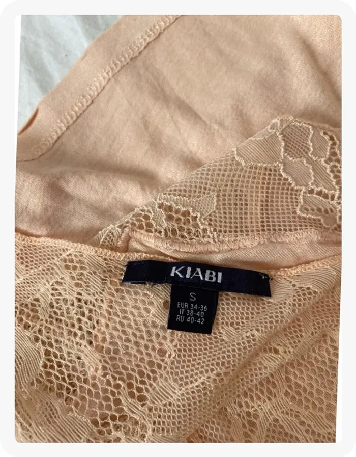 Débardeur fluide rose dos dentelle Kiabi - photo numéro 4