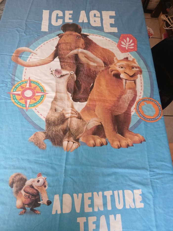 Parure housse + taie oreiller l'age de glace - photo numéro 2