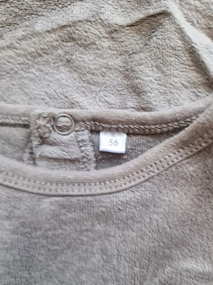 Zeeman - Grenouillère / pyjama une pièce / dors bien en velours (1 mois) - photo numéro 4